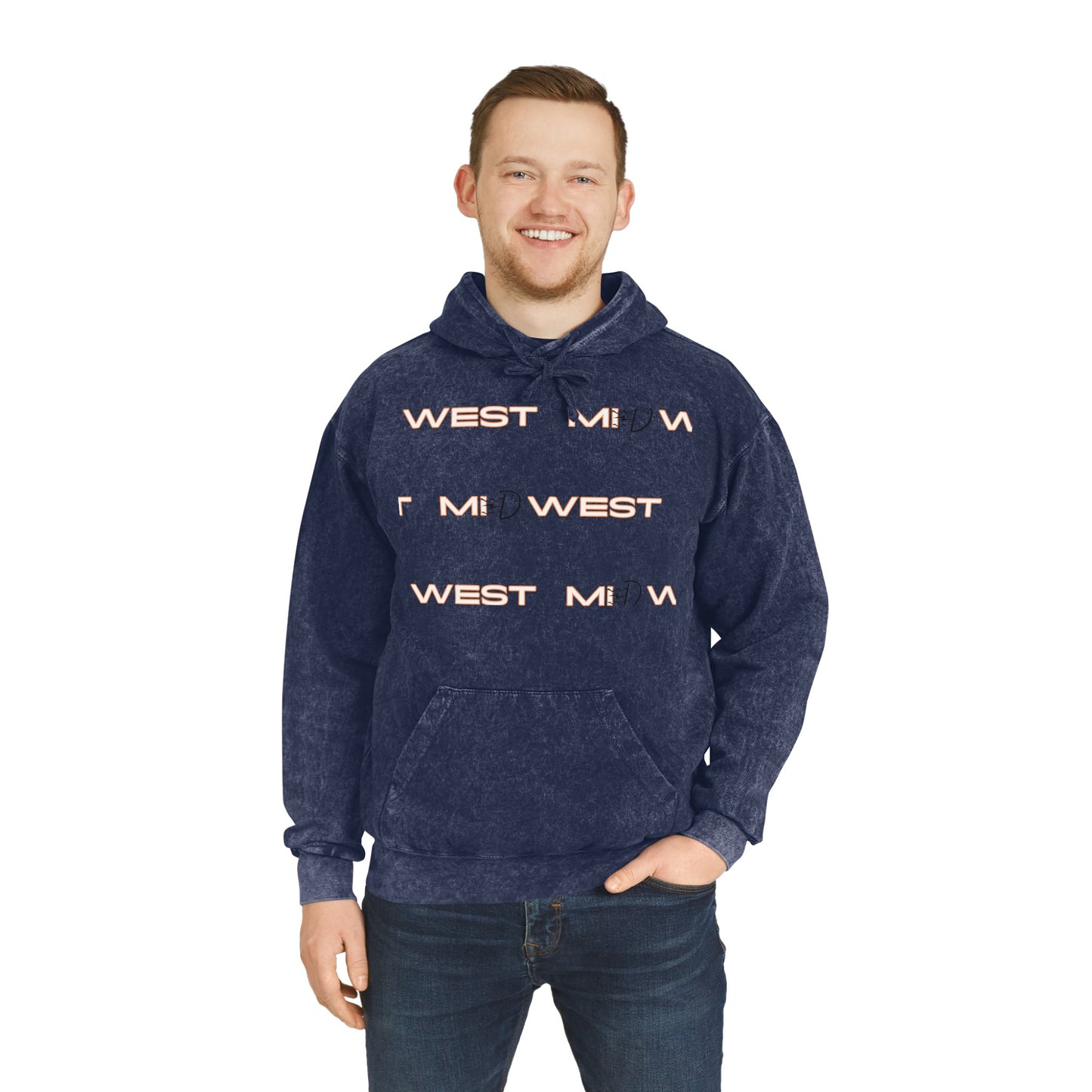 Unisex MiDwest Mineral Wash Hoodie