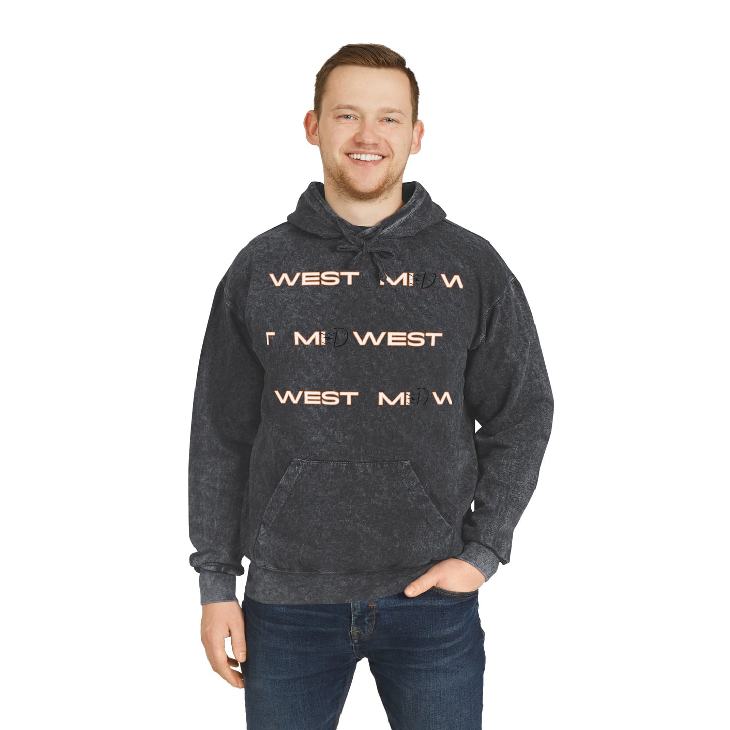 Unisex MiDwest Mineral Wash Hoodie