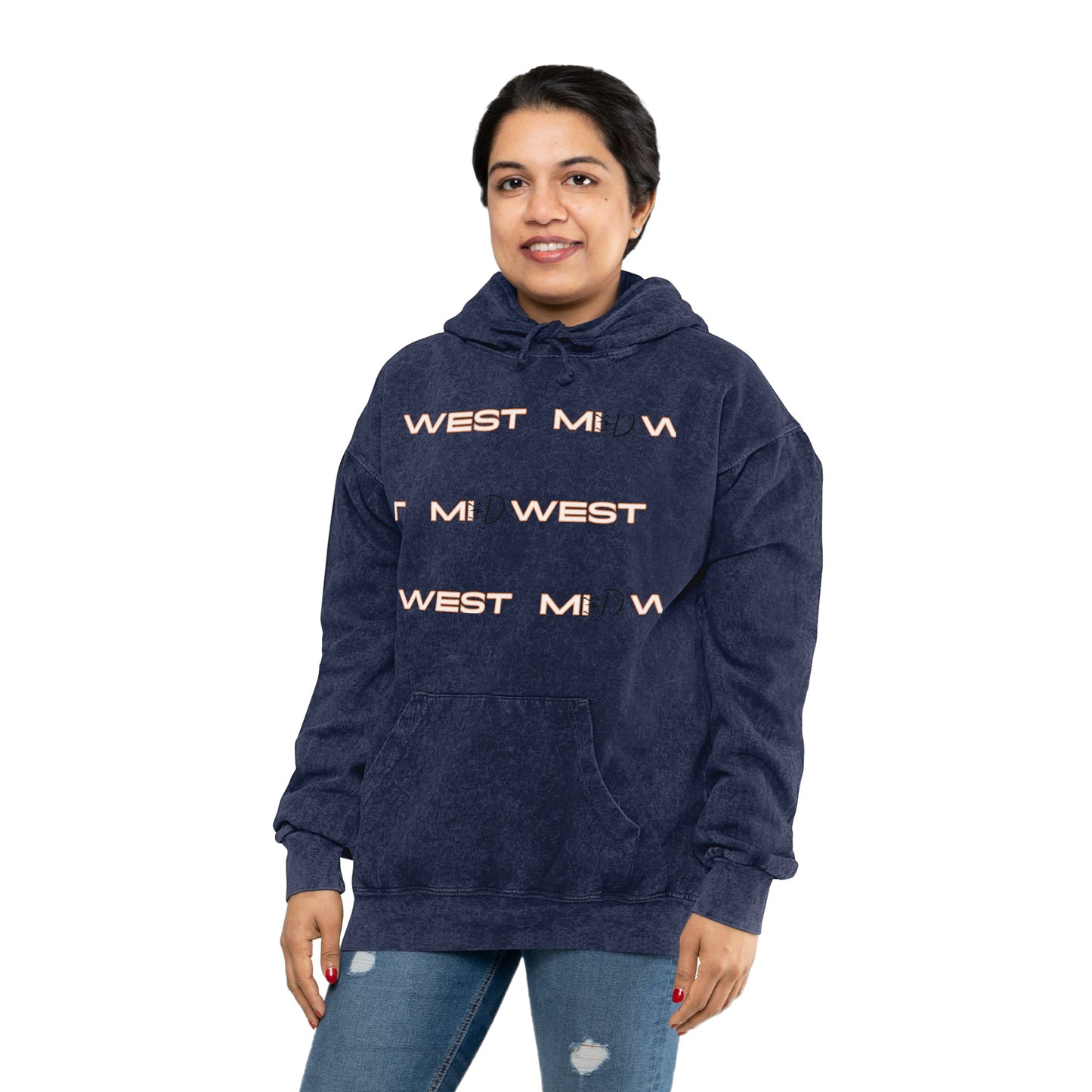 Unisex MiDwest Mineral Wash Hoodie