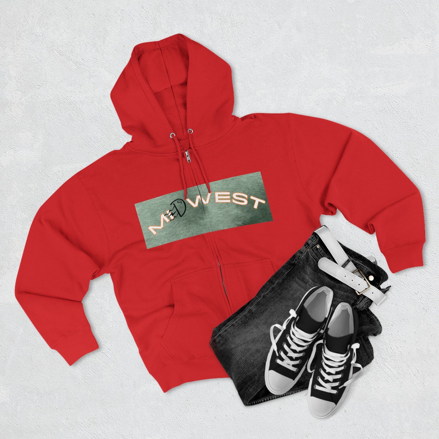 Unisex MiDwest Zip Hoodie