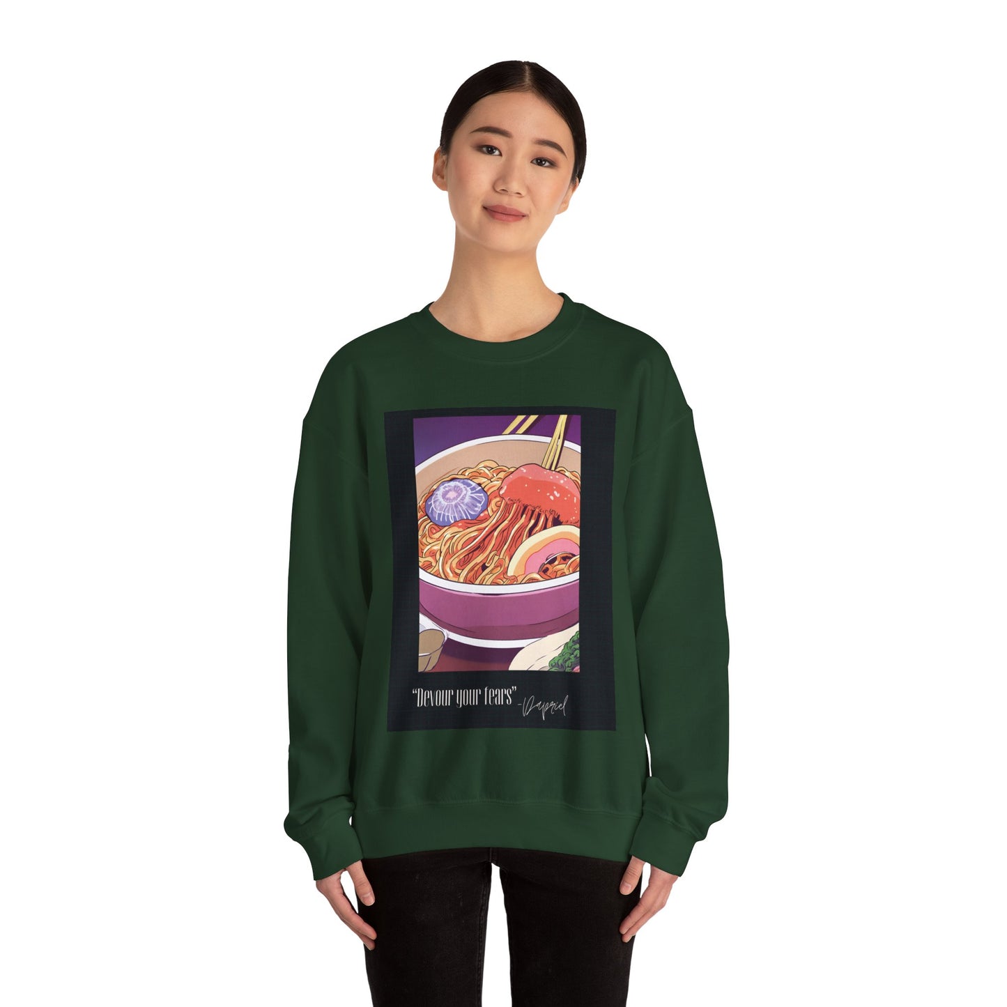 Dapriel “Devour Your Fears” Unisex Heavy Blend™ Crewneck Sweatshirt