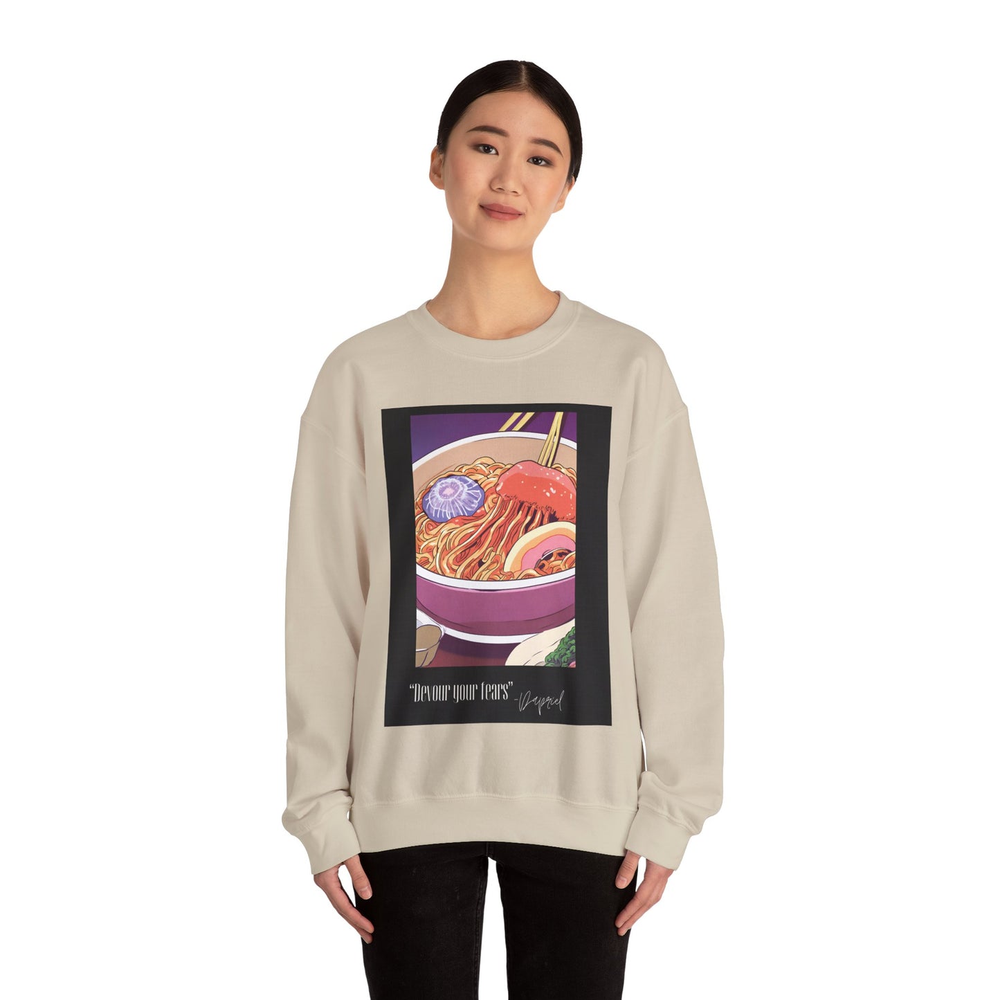 Dapriel “Devour Your Fears” Unisex Heavy Blend™ Crewneck Sweatshirt