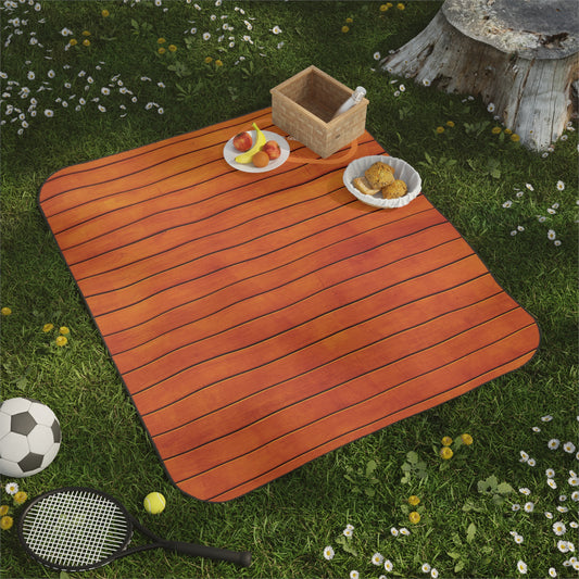 Dapriel “Wood Floor” Picnic Blanket