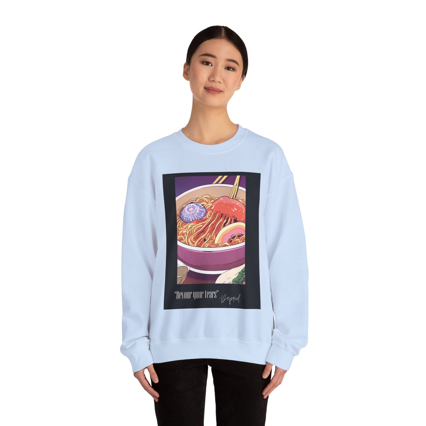 Dapriel “Devour Your Fears” Unisex Heavy Blend™ Crewneck Sweatshirt