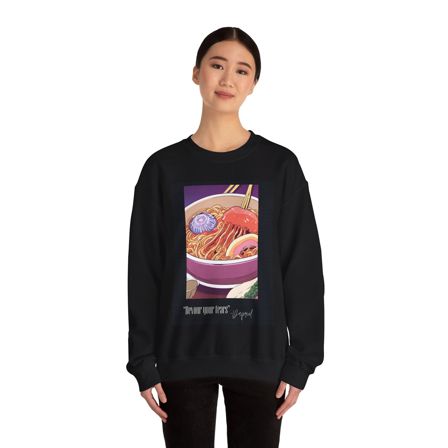 Dapriel “Devour Your Fears” Unisex Heavy Blend™ Crewneck Sweatshirt